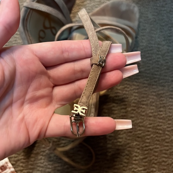 Sam Edelman open toe strap heels - Picture 5 of 7